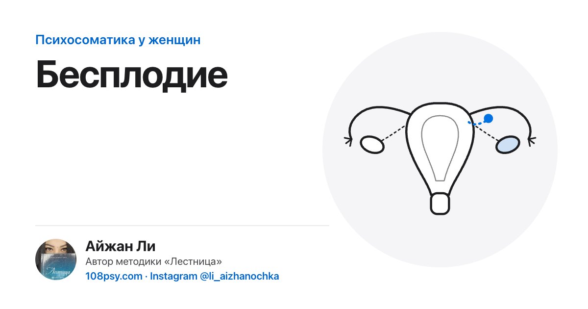 Психосоматика бесплодия: разбор Айжан Ли, автора методики «Лестница»