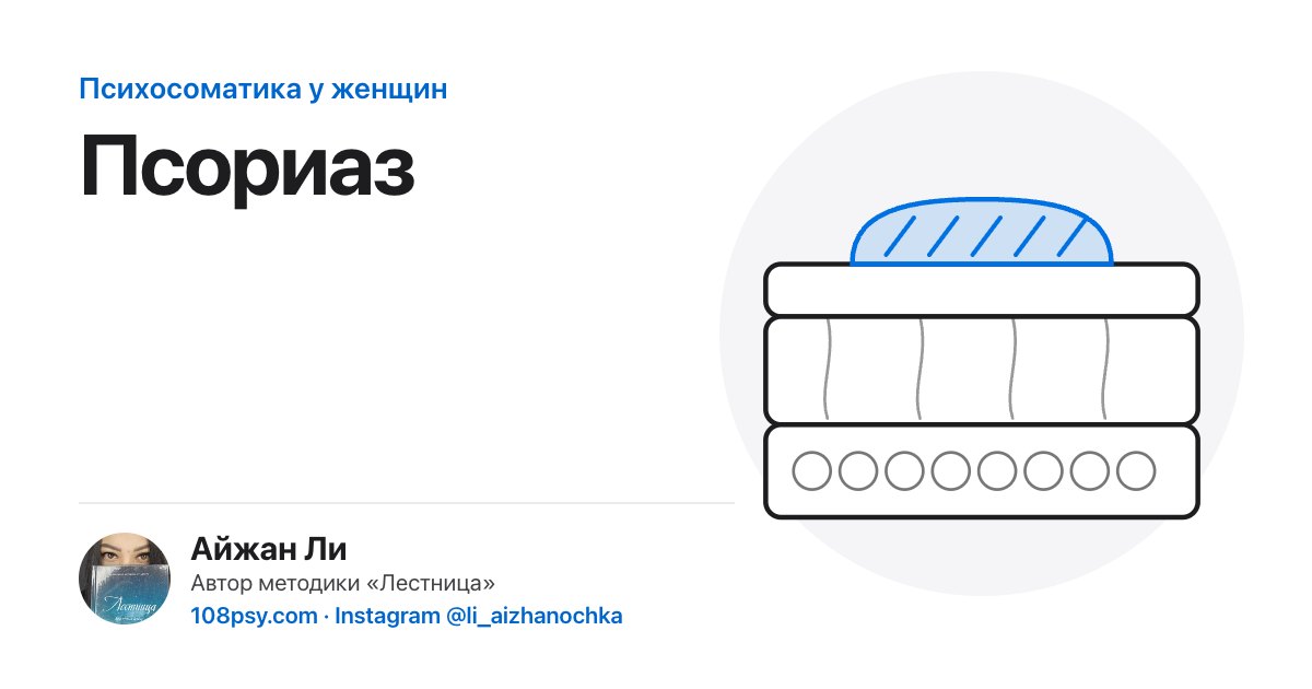 Психосоматика псориаза: разбор Айжан Ли, автора методики «Лестница»